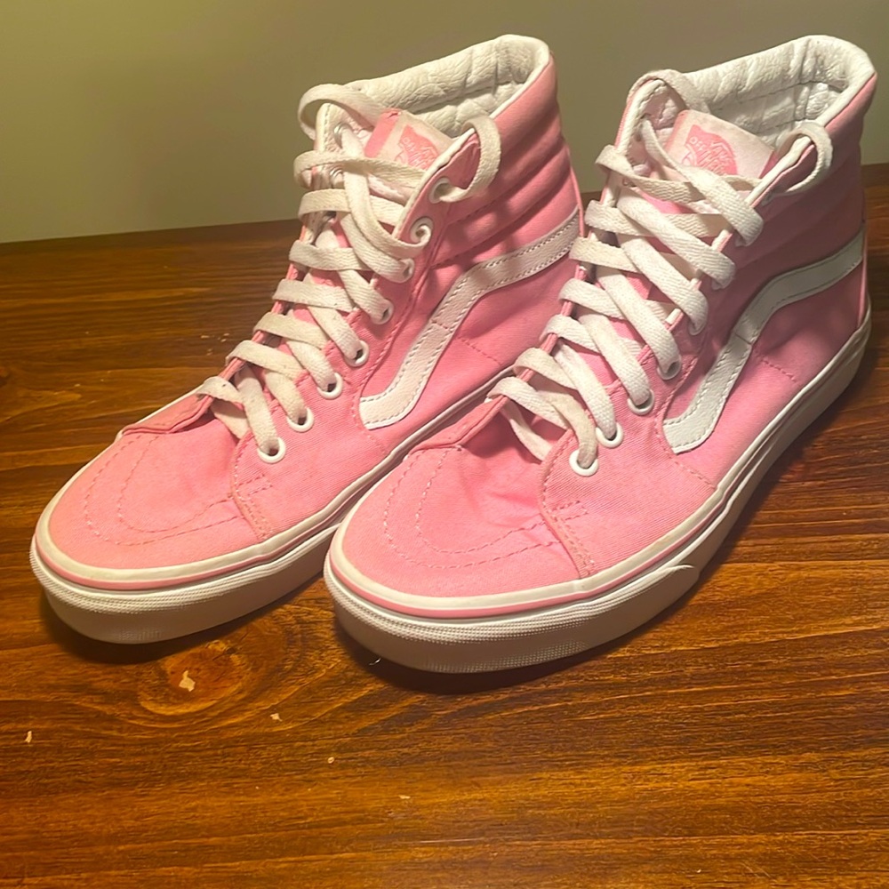 Pink high top Vans!